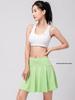 Women's Quick-Dry High-Waisted Sports Skort for Running, Fitness, Tennis & Badminton