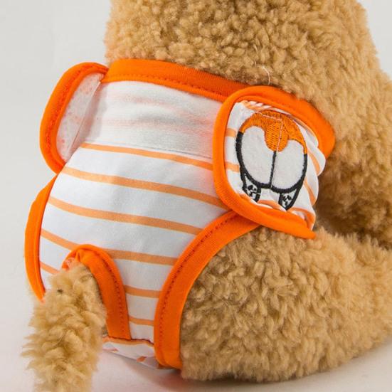 Pet Sanitary Panties Fruit Flower Embroidery Pattern Leakproof Breathable Pet Dog Diapers Pants Dog Accessories