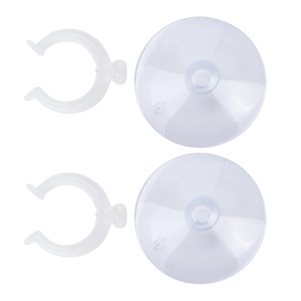 Fish Tank Airline Tubing Suction Cup Powerful Aquarium Fixed Suction Cup with Clips22-25mm