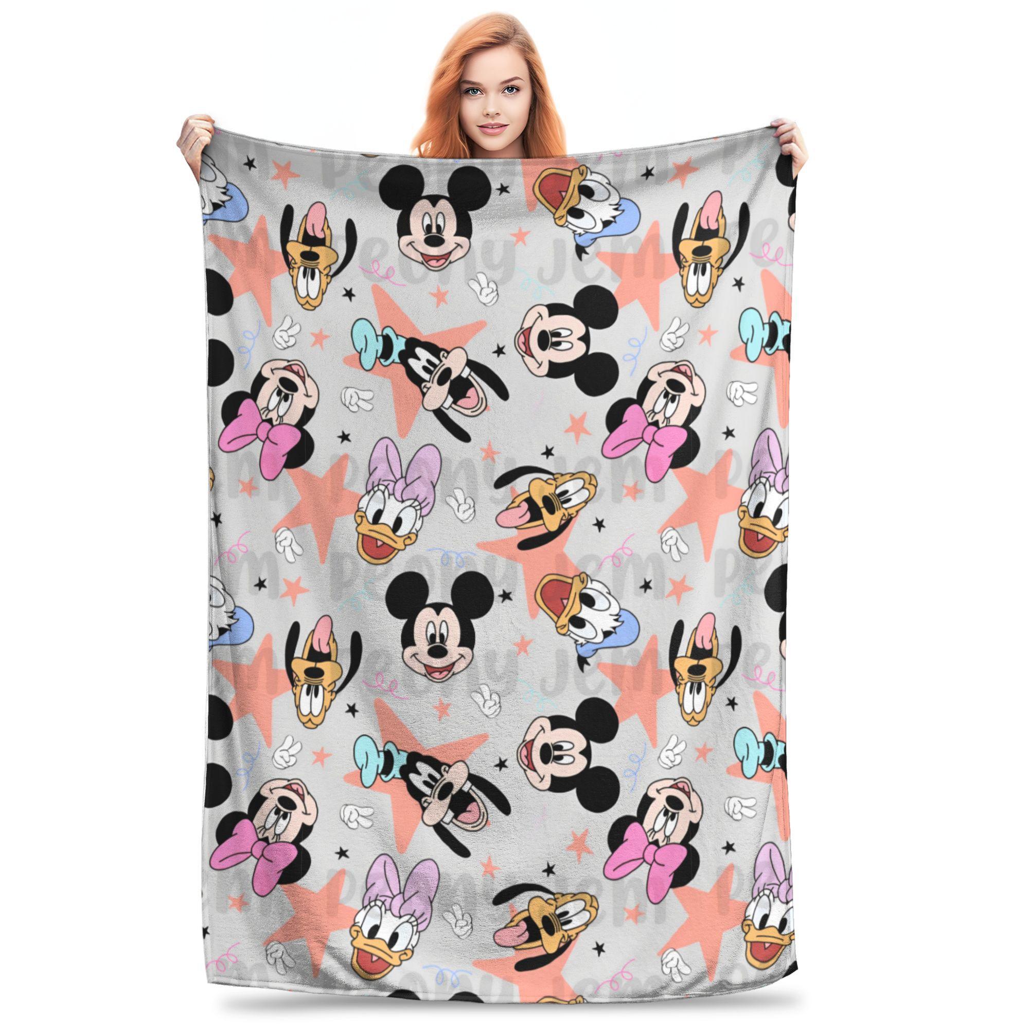 

minnie mouse daisy Blanket Multiple Sizes Super Soft and Warm Throw Blankets for Couch Sofa and Bed 75x90cm