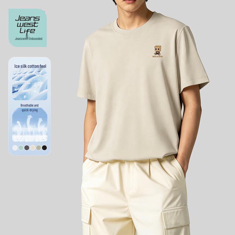 

JEANSWEST LIFE Men s Ice-Cool Short Sleeve T-Shirt L