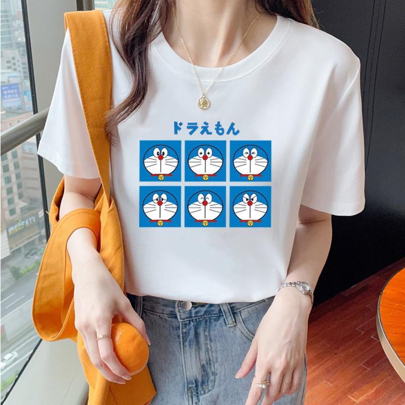 VEZFAA Damenmode Casual Sommer Frühling Kurzarm O-Ausschnitt Blusen & Hemden