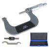 2"-3" Precision outside micrometer 0.0001" carbide tipped, standard