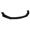 Front Bumper Lip Splitter Kit Gloss Black High Toughness Front Spoiler Body Kit Front Bumper Chin Front Bumper Lip Splitter