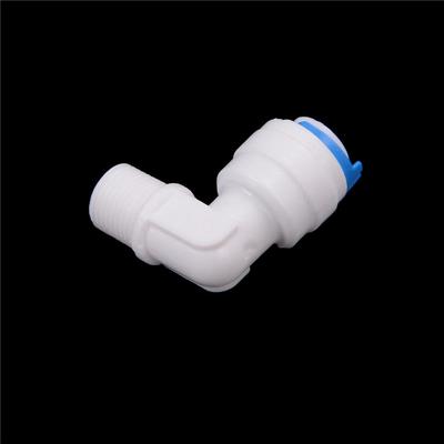 5 Pezzi 1/8" Filettatura Maschio - 1/4" Tubo OD Raccordo Tubo PE Gomito Tubo Flessibile Connettore Rapido