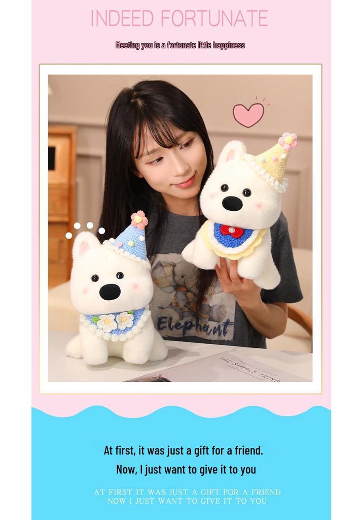 Adorable West Highland White Terrier Plush Toy - Perfect Gift for Kids, Birthdays, or Valentine's Day