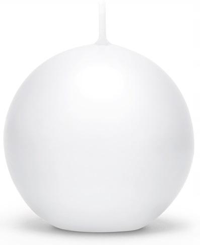 Świeca Kula, Biały, Średnica 6 Cm, 1 Szt.