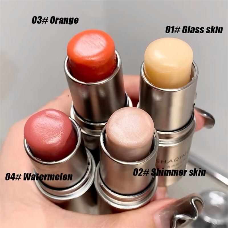 Glass Skin Highlighter Stick Natural Water Light Face Clear Shining Highlighter Contour Blusher Brightening Face Korean Makeup