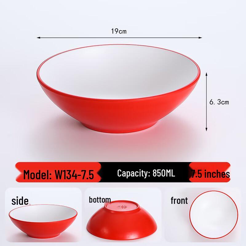 Melamine Nordic Style Ramen Bowl