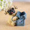 Dog Shape Pen Cup Resin Pencil Cup Desktop Pen Stand Makeup Brush Organizers Storage Box Table Ornament for Office Desk