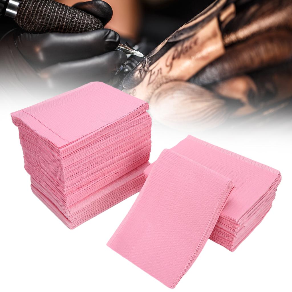 125pcs / bag Tattoo Piercing Table Mat Waterproof Disposable Tattoo Table Mat Bib Accessory
