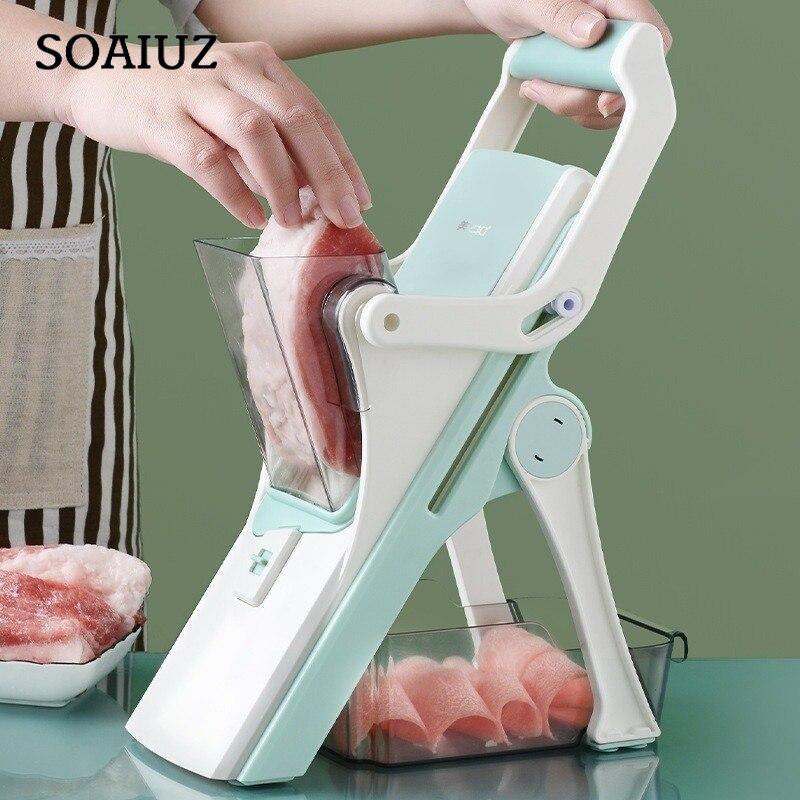 Fünf-in-eins-Multifunktions-Gemüseschneider, Zitronenschneider, Küchen-Fleischreibe