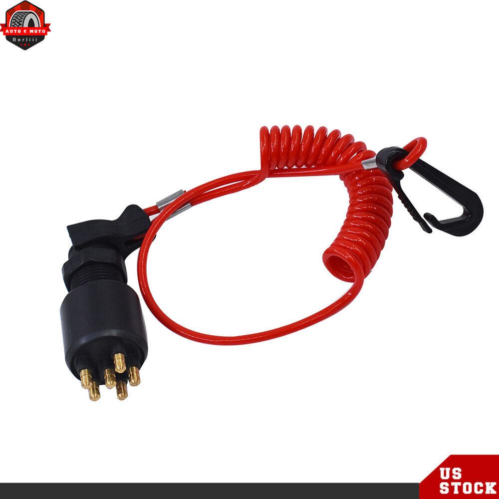 Ignition Key Switch W/Lanyard 175974 5005801 For Evinrude Johnson