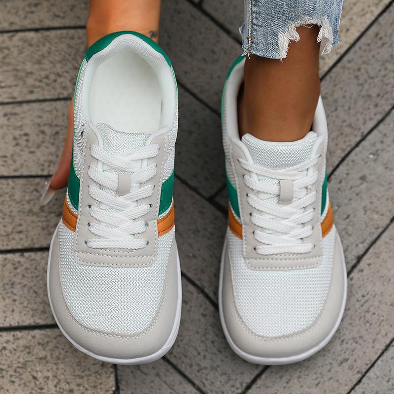 New Wide Toe Women Shoes Casual Versatile Soft Sole Wide Last Shoes Walking Sneakers Breathable Mesh Comfortable Barefoot Shoes