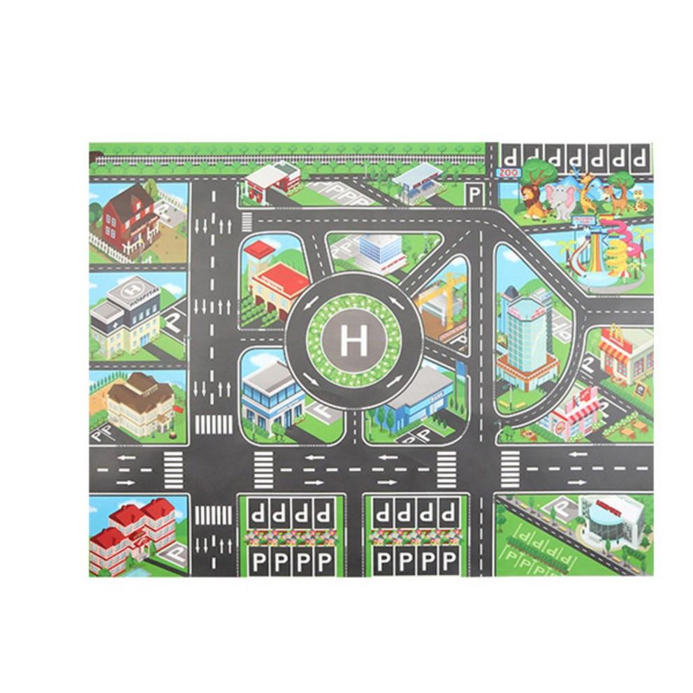 Rare Corporation City Car Road Play Mat (1 Pc)