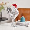 Creative Origami Resin Rooster Craft Ornaments Abstract Animal Sculpture Decorative Art Rooster Statue Gift Home Decoration New
