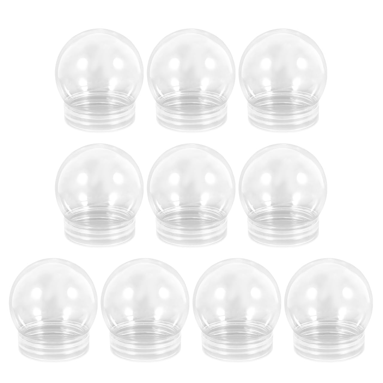 

Frcolor Снежный шар DIY 150 мл Прозрачный Рождественский снежный шар для DIY Снег Вода и Праздничный набор снежных шаров, Набор из 10 штук, Контейнеры, Многоразовые, Шары,