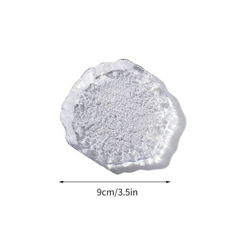 

Прозрачный стеклянный поднос Декоративные стеклянные подносы для ювелирных изделий Торт Фрукты Еда Настольное хранение Кухонный декор Аксессуары