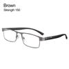 Office Vintage Simple Optical Frame Business Reading Glasses Eye Protection Ultra Light Glasses