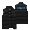 Unisex  Down Cotton Vest Jacket Casual Loose Shoulder Jacket