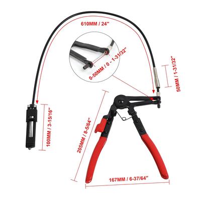 Clamping Pliers Straight Hose Bundle Removal Automotive Mechanical Tools Car Disassembly Tool Garage Special Auto Maintenance