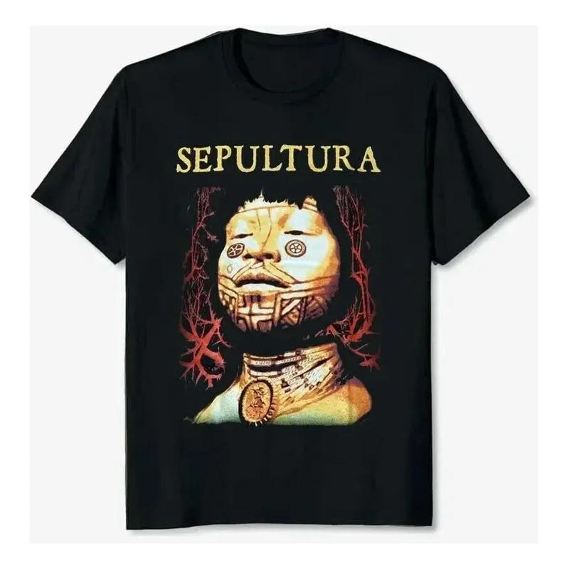 Camiseta Vintage Para Hombre 2024 Sepultura Roots 30 Years M S разноцветный