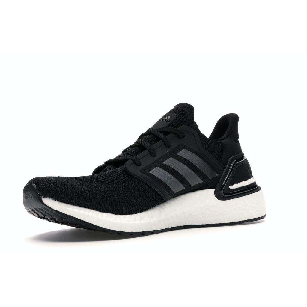 Adidas UltraBoost 20 Core Black Unisex Sneakers Night-Metallic White EF1043