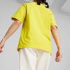 Puma Solid Color Simple Short Sleeve T-Shirt Women Tops Pear-Yellow 620384-41