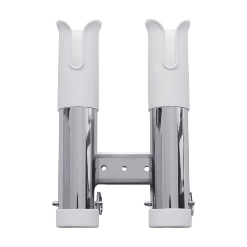 

Rail Clamp On Fishing Rod Holder Fishing Rod Stabilizer Stainless Steel Mounting System For Boating белый
