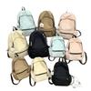 Schoolbag Korean version girl light solid color simple small schoolbag women large capacity junior high school high school students computer backpack