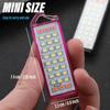 MINI LED Flashlight Rechargeable Work Light Keychain Light Camping Lamp Easy To Carry Multiple Lighting Modes Waterproof