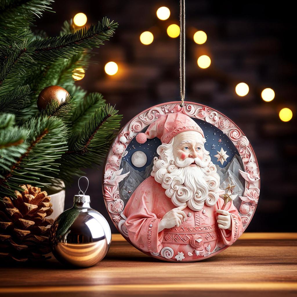 Christmas Ornaments, Holiday Decorations Christmas Ornaments Acrylic Flat Christmas Tree Home Decorations Ornaments