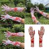 Cosplay Props Red Bloodstained Gloves For Escapism And Horror