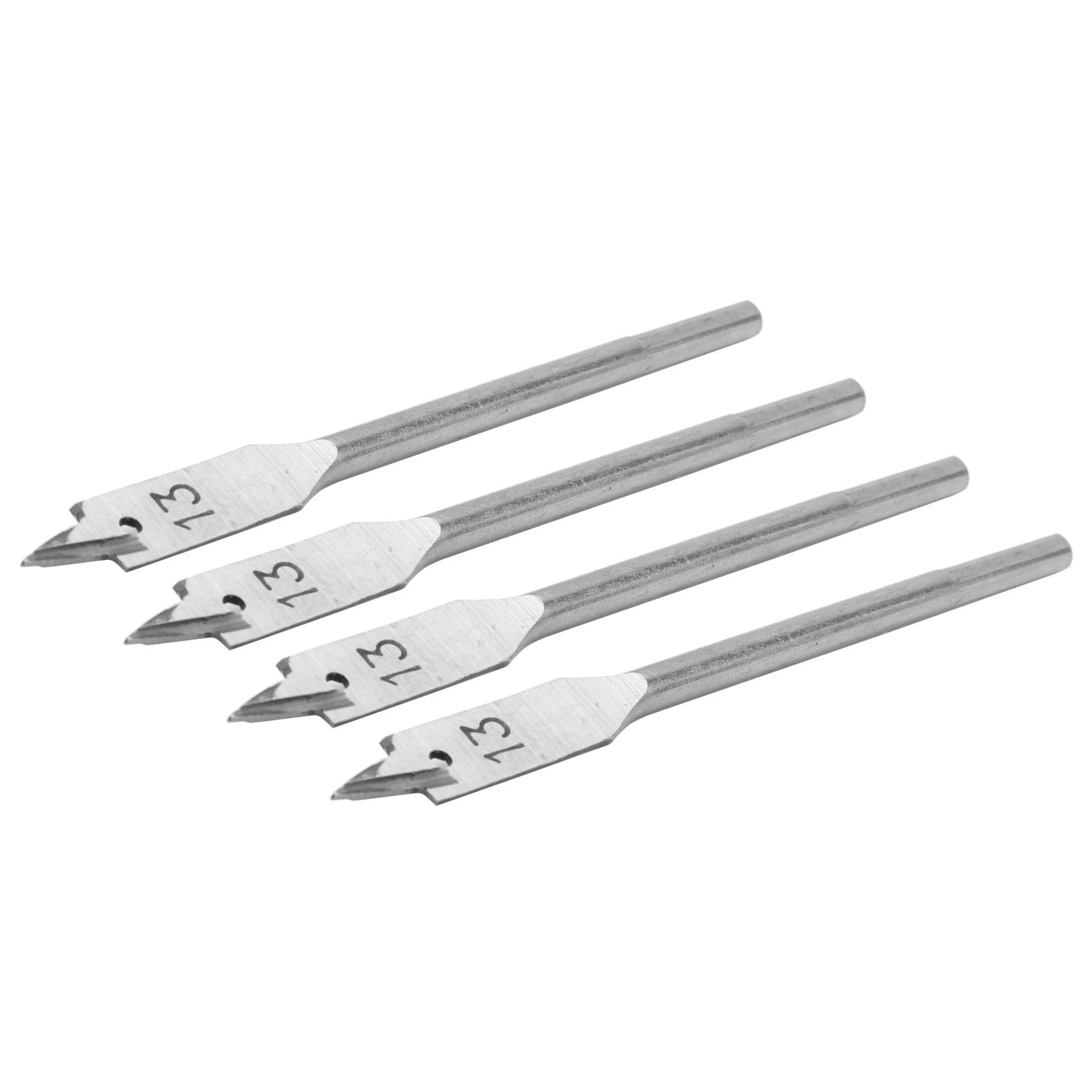 

Набор лопаточных сверл 4 шт. Плоские сверла из высокоуглеродистой стали Деревообрабатывающие ручные инструменты Метизы 13 мм