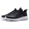 Li-Ning Lightweight Reflective Shock Absorbing Non-Slip Durable Low-Top Running Shoes Men Sneaker Black White ARST063-3