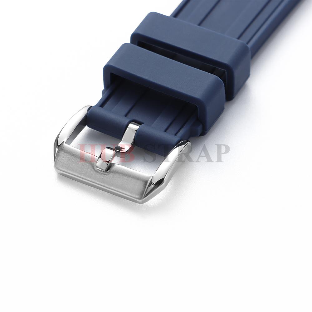 20 22mm Gummi-Uhrenarmband Universelles Armband für Rolex Weiches Silikon Wasserdicht Schnellverschluss Armband Uhrenzubehör
