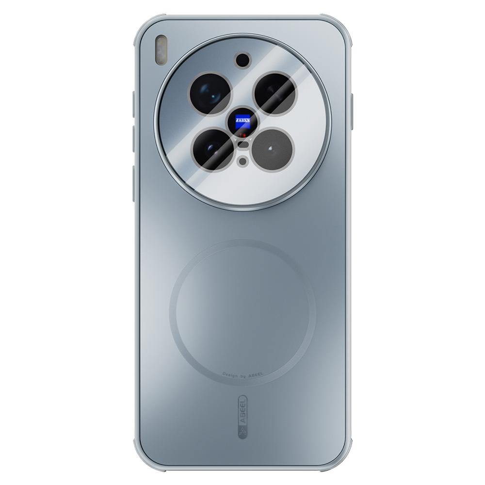 ABEEL For vivo X300 Pro 5G Magnetic Case TPU PC Cooling Matte Phone Back Cover with Lens Film