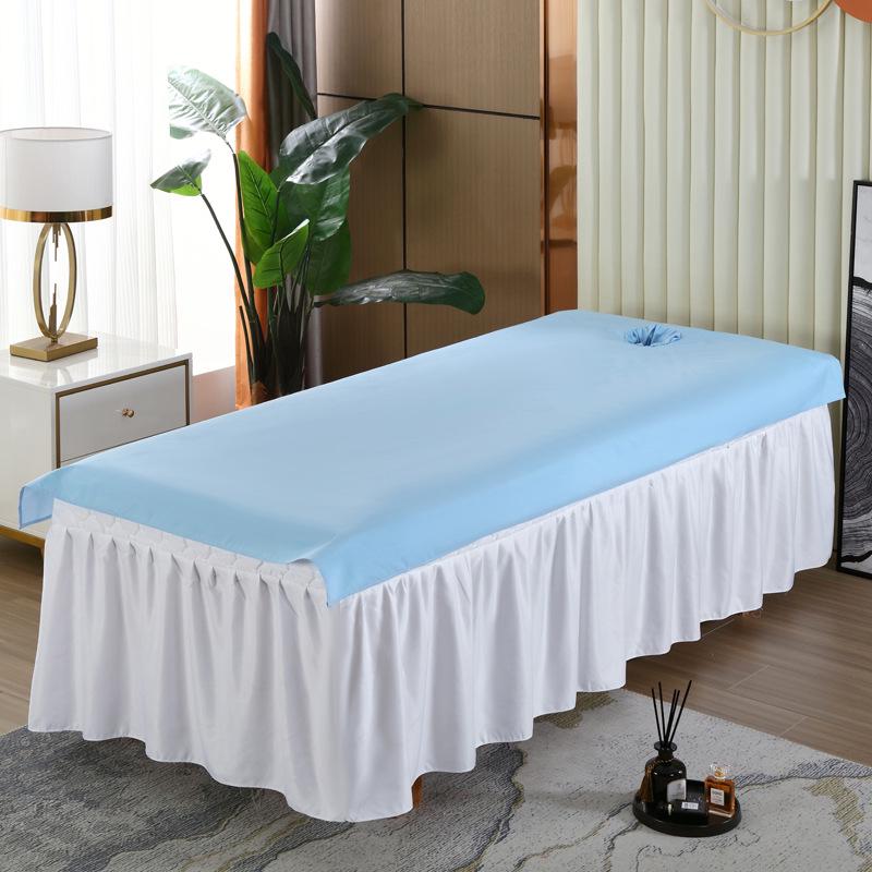 Waterproof Oilproof Beauty Bed Sheet with Hole - Oil-Resistant, Anti-Dirty, Skin-Friendly for Salons and Massage.