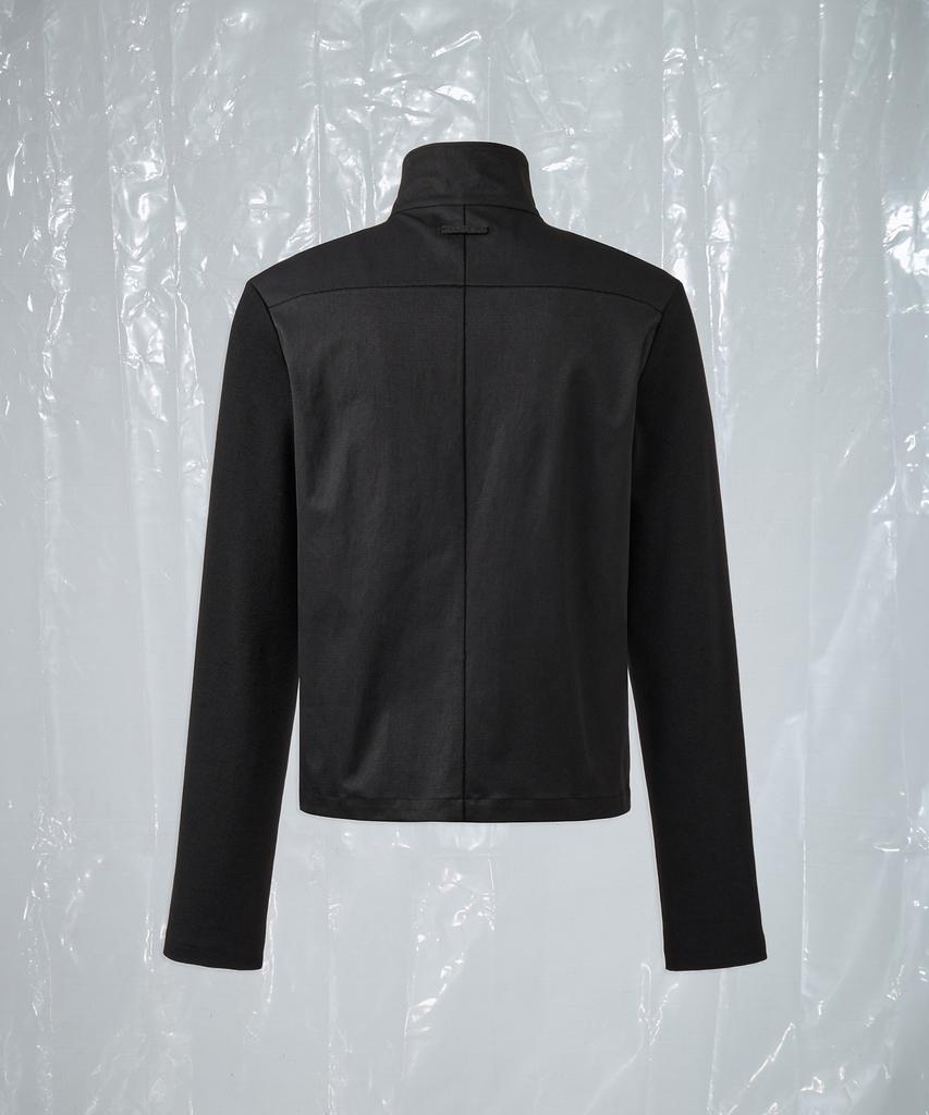 AREUBAN Hybrid Slim Crop Lynlås_Dobbelt Sort