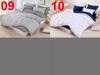 Double-sided Bedding 160x200 100% Cotton, Large Selection of Colors, Blue, Gray