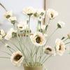 Artificial Flowers Faux Silk Flower Branch with Stems Real Touch Fake Flower Arrangement for Spring Home Kitchen Table Decor