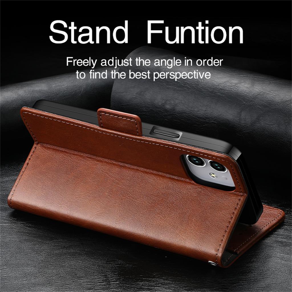 Multifunctional Magnetic Flip Cover Leather Case for Oppo series.Realme 6/10/11/C15/C35/Oppo A53/A38/A57/A58/Reno10...Where Fashion Meets Function