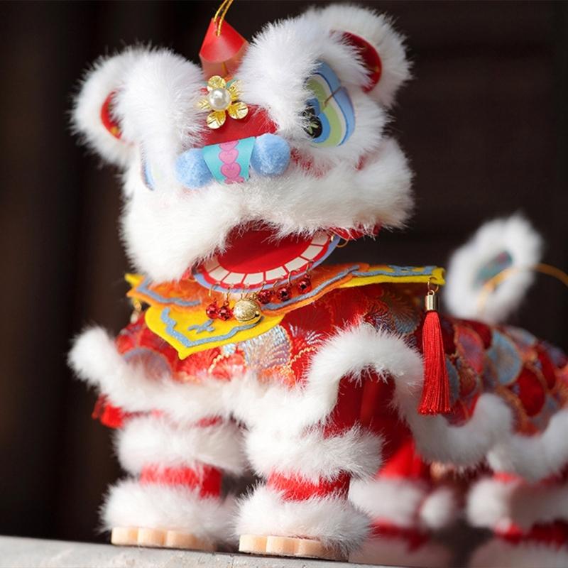 Chinese New Year Craft Kits Lions Dance Themed Lanterns Easy Assembly Holiday Classroom Activity Supplies