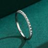 Tancise Classic 925 Sterling Silver  Zircon Ring Ladies Jewelry Wedding Promise Party Gift