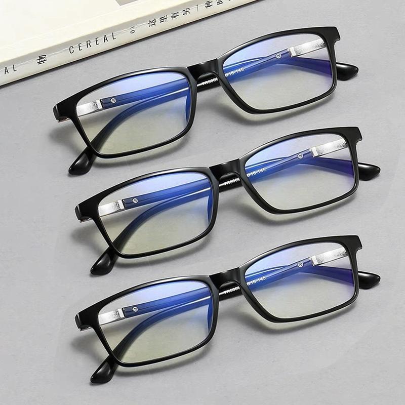 1/3pcs Reading Glasses Convenient Eye Protection Glasses for Casual Business Use Anti Blue Light Clear Glasses