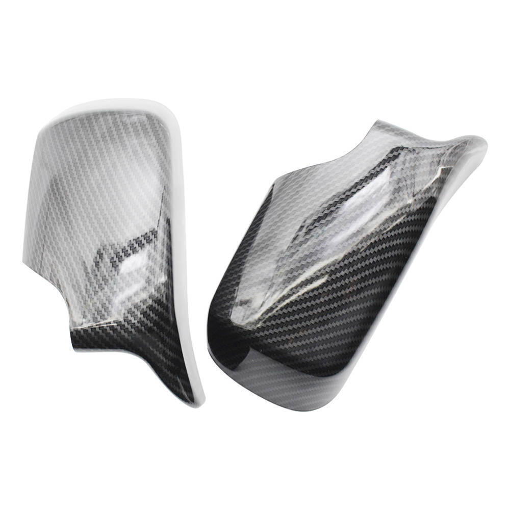 2021 M4 Style Rearview Mirror Covers Side Mirror Caps For BMW E46 E39 Sedan Touring 1998 1999 2000-2005 51168238375 51168238376