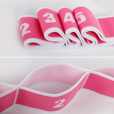 Hochelastisches Yoga-Fitness-Widerstandsband, 8-Loop-Trainingsgurt, Spannungswiderstandsübung
