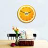 Relógio de Parede Criativo 11 Polegadas Desenho Animado Frutas Relógio Quarto de Crianças Decoração de Parede Colorido Parede Presente Único