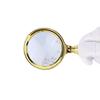 Fullguld Förstoringsglas med Hög Förstoring, Handtag, Läslupp, Kan Fästas och Lösas med Nyckelringsfunktion