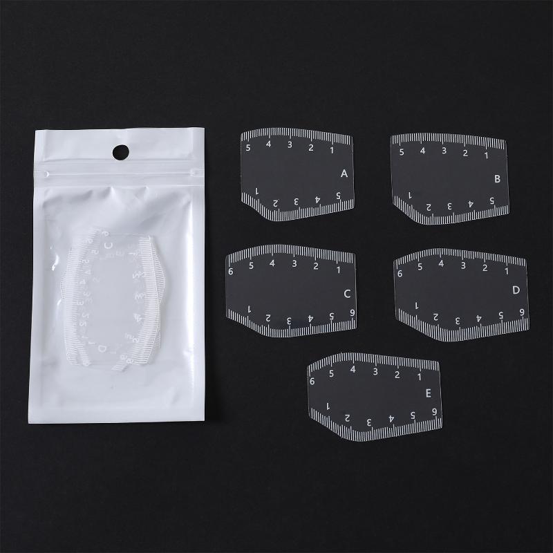 5Pcs Eyebrow Shaping Stencil Kit Get Professional Result Multi-Style Brow Template Set for Home & Salon Use